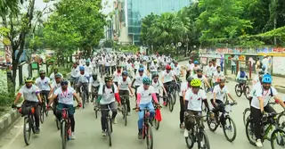 জুলাই গণঅভ্যুত্থান স্মরণে রাজধানীতে সাইকেল র‍্যালি